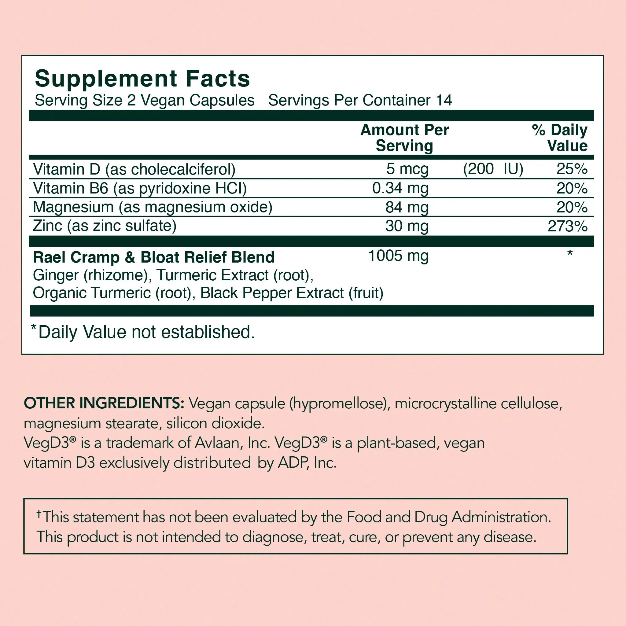 PMS Cramp & Bloat Supplement